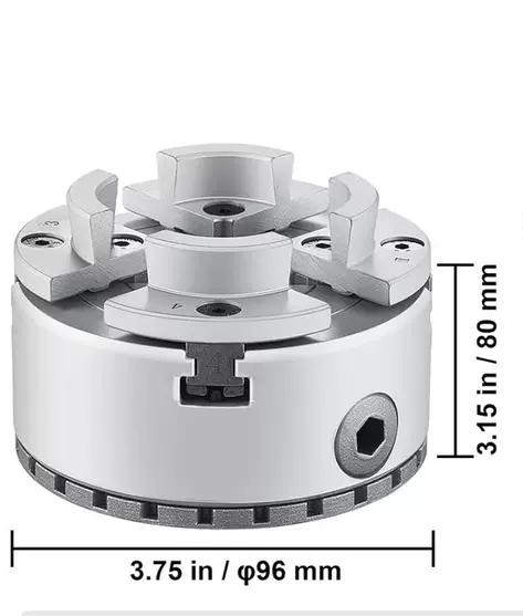 Kp96 Woodworking Chuck Four-Jaw Self-Centering M33 Thread 4inch Chuck for Woodworking Lathe Kp96 Woodworking Chuck Four-Jaw Self-Centering M33 Thread 4inch Chuck for Woodworking Lathe