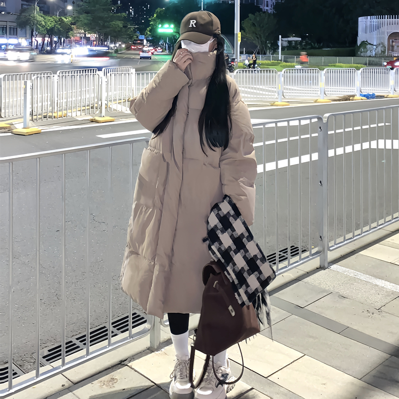 High-End and Stylish Women's down Jacket, Mid-Length for Winter 2025, New Thickened Puffer Coat, Cotton-Padded Jacket