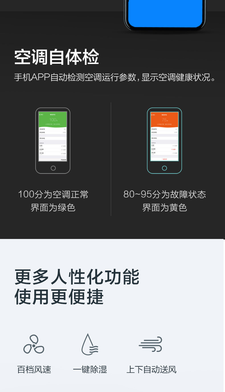 美的 大1.5匹 变频冷暖 壁挂式空调挂机 图13