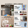 New Midea 559/558 Ultra-Thin Zero-Inset Refrigerator for Home Use, French-Style Cross-Door 550 Series with Automatic Ice Maker