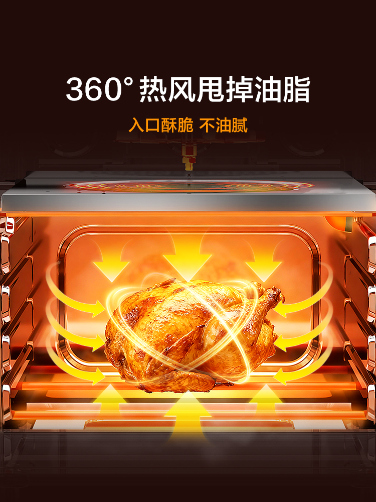 Midea Air Fryer Oven All-In-One Machine Household Small Electric Oven Multi-Functional Large-Capacity Baking Oven 1510