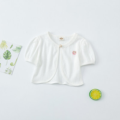 Girl Princess Summer Outside a small shawl for a baby cloak with a baby cloak and a child's shoulder jacket.