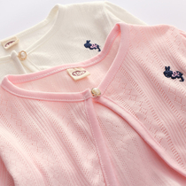 Baby cloak cape girls summer baby out thin waistcoat children outside princess shawl coat