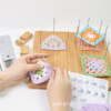 Blockingboard Wool Woven Board Bamboo Wood
