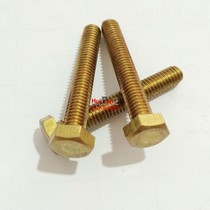 Copper hex bolts hex socket bolts brass Hexagon screws M10 * 12-16-20-25-30-35-40-45~100