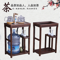 Redwood chicken wing Wood modern small tea table boiling water frame side several solid wood tea car tea rack tea table simple tea table