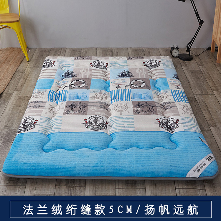 Dày nệm 1,5 m giường gấp tatami sàn để giữ ấm giường nhíp 1.8m1.2 m sinh viên 0.9 m pad