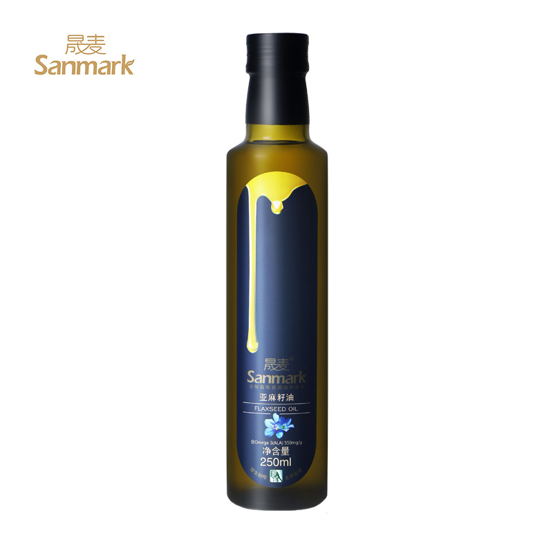 晟麦冷榨一级纯亚麻籽油250ml