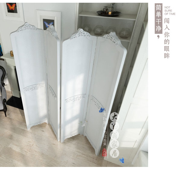Jane phòng khách châu Âu màn hình phân vùng thời trang phù hợp phòng di động sáng tạo hiện đại phòng ngủ màu trắng màn hình gấp lối vào văn phòng khách sạn - Màn hình / Cửa sổ kệ vách ngăn phòng khách
