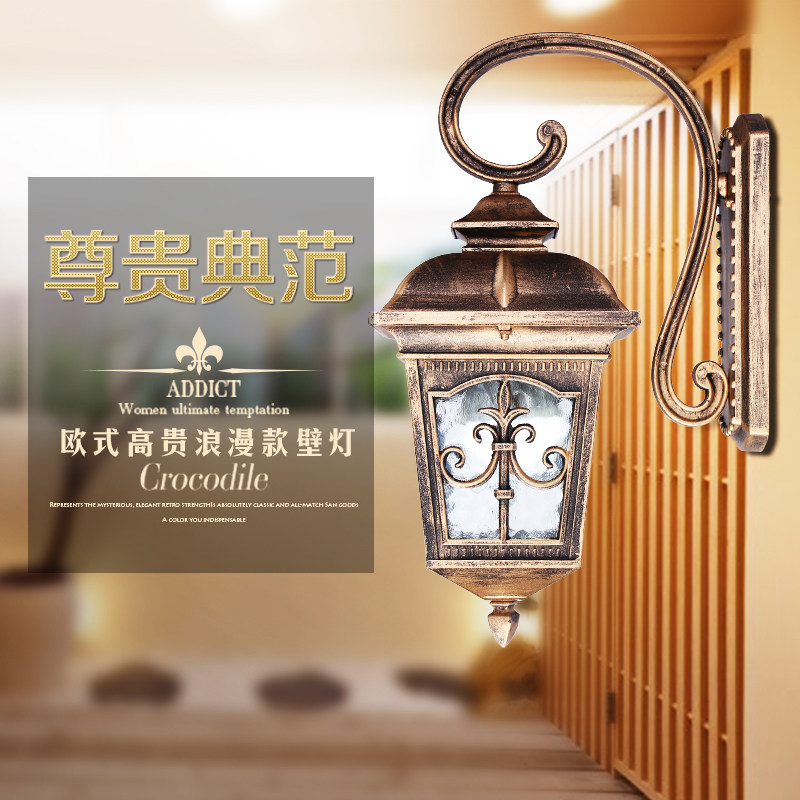 Eurostyle waterproof retro outdoor wall lamp Creative LED Corridor Aisle Outdoor Wall Lamp Courtyard lamp