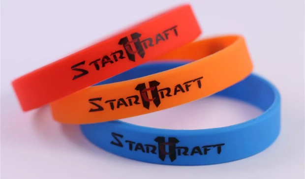 Vòng đeo tay silicon StarCraft II StarCraftII Terran Protoss Zerg Trò chơi Mua 2 tặng 1 - Game Nhân vật liên quan