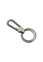 Y27 pure hand quality 201 stainless steel keychain polished car remote control key ring male waist hanging quick hanging