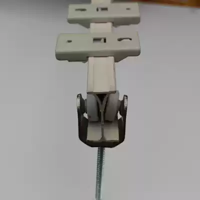 Hanging wheel slide arc track PVC folding door special track arc hanging wheel
