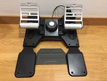 Saitek Titanium Metal Foot Rudder Pro Flight Rudder Metal Rudder Pedals Balance Rudder