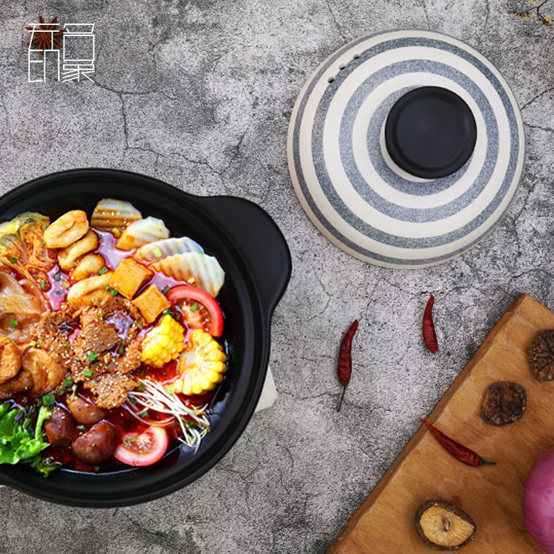 Unknown impression Japanese casserole stew ceramic household flame to hold to high temperature gas multi - purpose pot Shang Shi pot