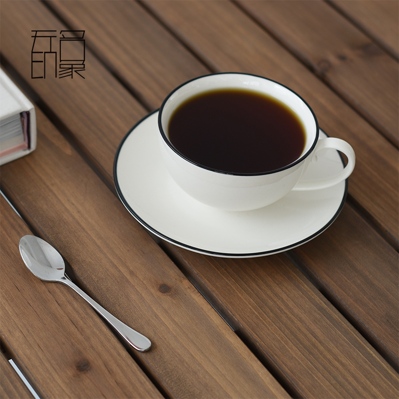Unknown impression coffee cup small European - style key-2 luxury porcelain teacup ze tian, a cup of coffee in the afternoon cup suit with a spoon