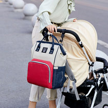 Mommy Backpack Double Shoulder Bag 2021 New Large Capacity Multifunction Mother & Baby Hot Mother Out Fashion Light Mother Bag