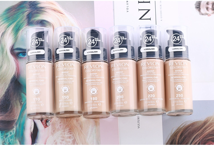 Revlon lỏng nền tảng không decolorize kem che khuyết điểm trong 24 giờ mà không cần trang điểm Mỹ revlon kiểm soát dầu kem dưỡng ẩm nền tảng