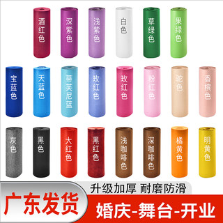 Exhibition exhibition red carpet wedding wedding celebration opening project carpet stage disposable color carpet brushed