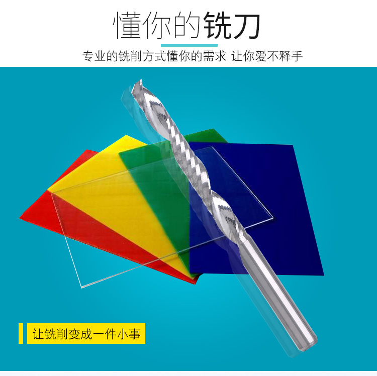 Dụng cụ dao phay xoắn ốc đơn lưỡi cắt 4mm - Dụng cụ cắt khoan inox