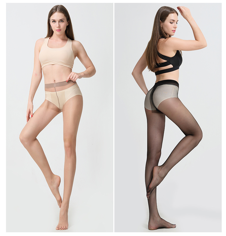 Stockings nữ mỏng phần quần lót chống móc lụa mùa hè trong suốt màu đen thịt màu dài ống vô hình quan hệ tình dục vui vẻ mùa xuân và mùa thu siêu mỏng tat cotton dep