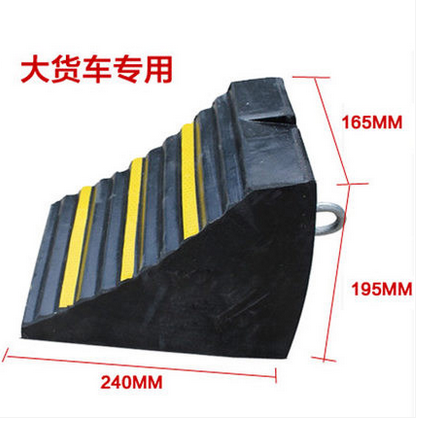 Portable wheel slope cushion triangular wood rubber stoppers stopper wheels stop-backer tire positioning-Taobao