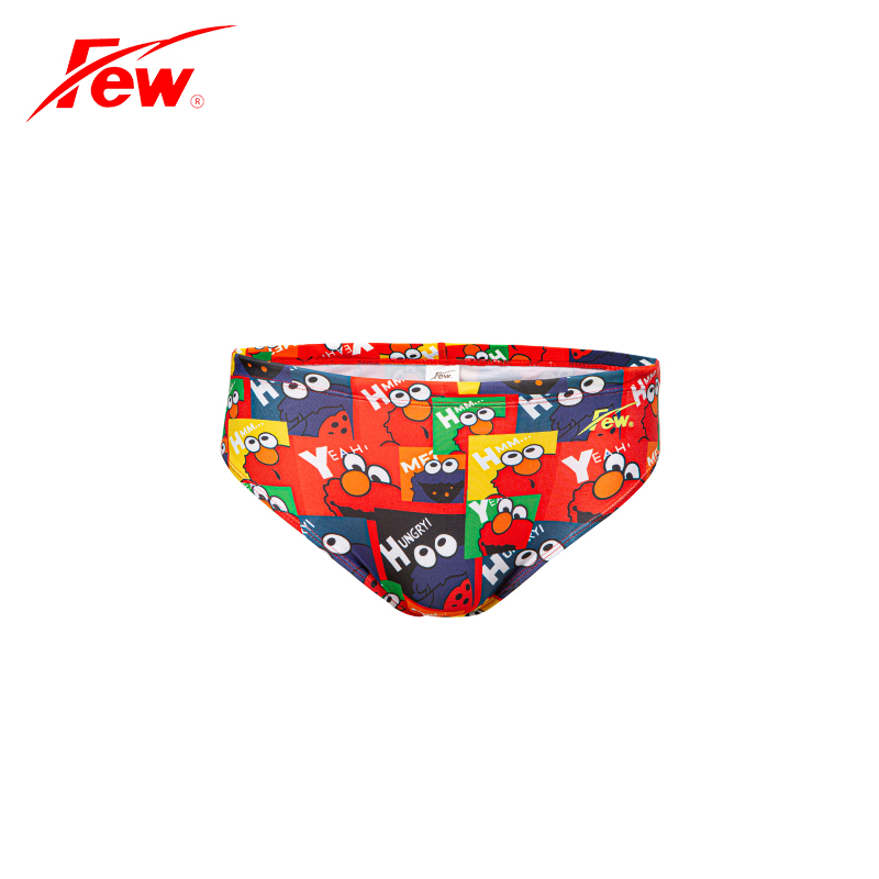 FEW floating new children's professional training printed swimming trunks fashionable and comfortable cartoon pattern triangle swimsuit M3136