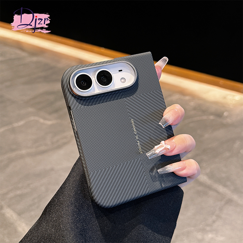 Suitable for Iphoneduo Mobile Phone Case, Women's New Model, Kevlar Foldable Screen Carbon Fiber High-End Shell, Apple 18Fol Ultra-Thin Magnetic Charging Ultra Full-Cover Couple's Anti-Drop Protective Case