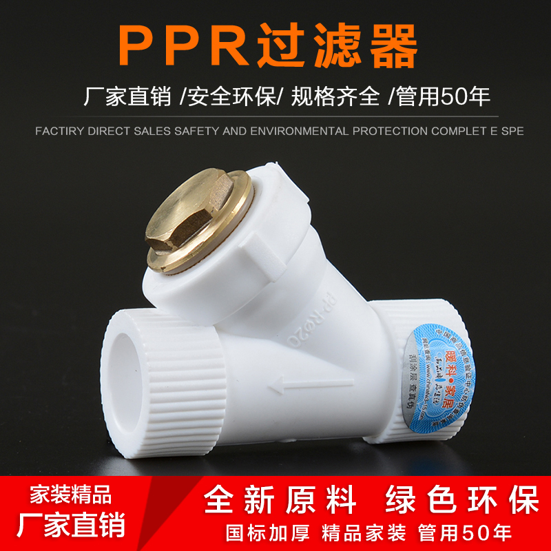 20 20 25 32 PPR filter Y type PPR filter fitting ppr water pipe fit