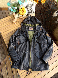 Девять карман операция 𢧐 в моделье даже шапка лицевая коровья кожа дерма Одежда