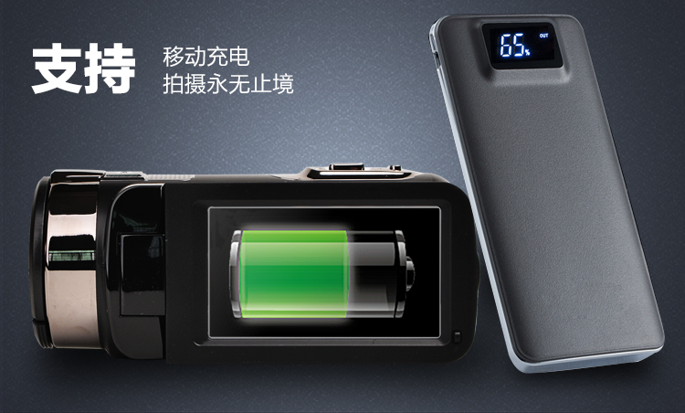 Camera kỹ thuật số HD Home DV Tầm nhìn ban đêm hồng ngoại Camera kỹ thuật số từ xa Hẹn giờ video tạm dừng máy quay sony 4k