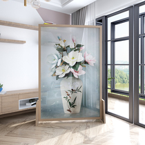 Modern Brief Chinese Solid Wood Screen Partition Living Room Bedroom Screen Hotel Tea Society Customized Seat Screen Screen