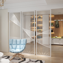Modern simple solid wood screen partition Office high wall partition Living room bedroom partition screen Hotel custom partition