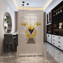 Modern Brief Nordic Solid Wood Genguan Living Room Partition seat Screen Book room Bedroom Screen Hotel Customised Seat Screen Partition