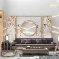 Modern new Chinese solid wood partition Xuanguan Living room Book room Buyi Screen Hotel Tea Society Custom Screen Partition