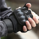 Men's outdoor tactical gloves non-slip wear-resistant anti-scratch protective half-finger gloves cycling sports breathable dew finger training