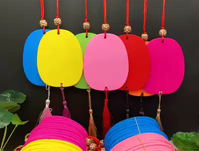 Elliptical wooden sign, wishing sign, blessing sign, decorative wooden sign, kindergarten decorative wooden tag, LOGO can be printed