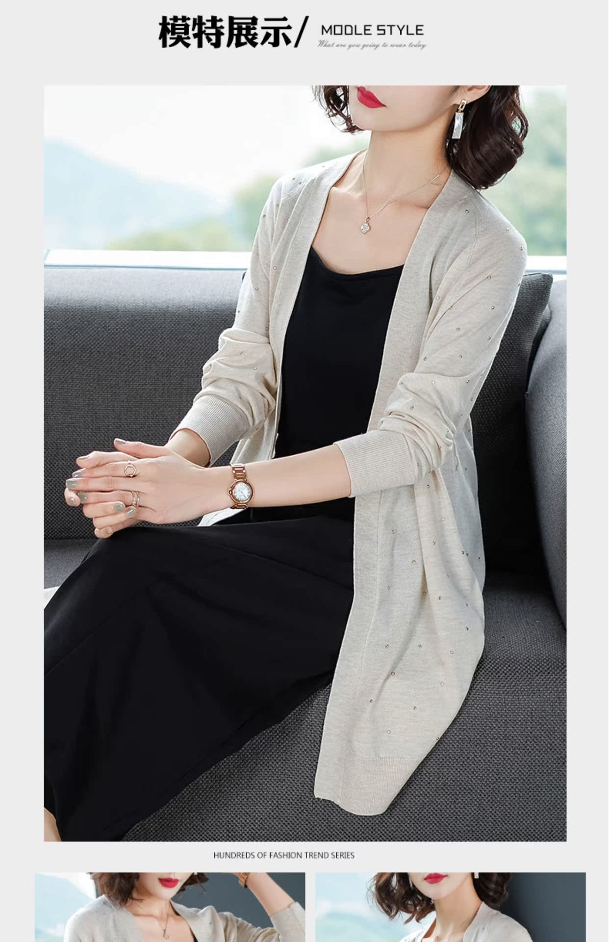 Áo len nữ len cổ lọ dài phần 2018 áo khoác mới cho nữ mùa xuân 2019 - Cardigan áo khoác len cardigan