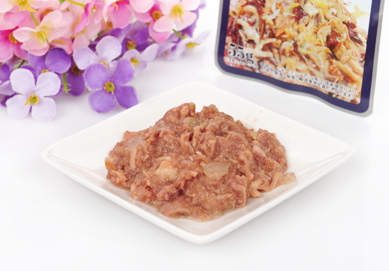 格 漫 Gói phần thưởng tươi dành cho mèo Ăn mèo đóng hộp gói đồ ăn nhẹ cho mèo đồ ăn vặt cho mèo	