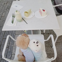 THE PAWS Milk Bag Thyme Original Stripe Pocket Breathable Little Vest Air Conditioning Suit Cat Dog Summer Clothes