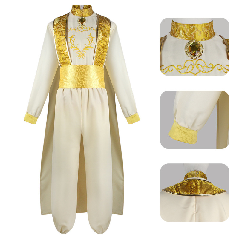 Prince of the Magic Lamp Cosplay Costume One Thousand and One Nights Aladdin and the Magic Lamp Prince Cosplay Children's Stage Performance Costume Prince of the Magic Lamp Cosplay Costume One Thousand and One Nights Aladdin and the Magic Lamp Prince Cosplay Children's Stage Performance Costume
