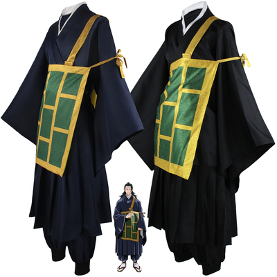 taobao agent Jujutsu Kaisen, black blue set, clothing, suit, cosplay