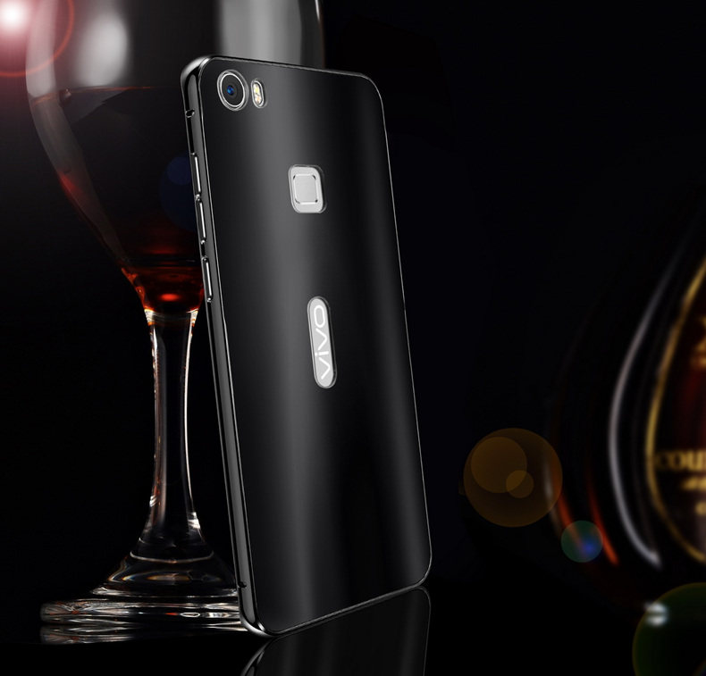 iy Ultra Slim Lightweight Aluminum Metal Bumper Dazzle Color Acrylic Back Cover Case for vivo Xplay5