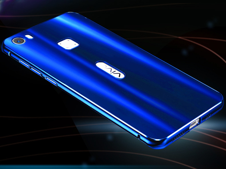 iy Ultra Slim Lightweight Aluminum Metal Bumper Dazzle Color Acrylic Back Cover Case for vivo Xplay5