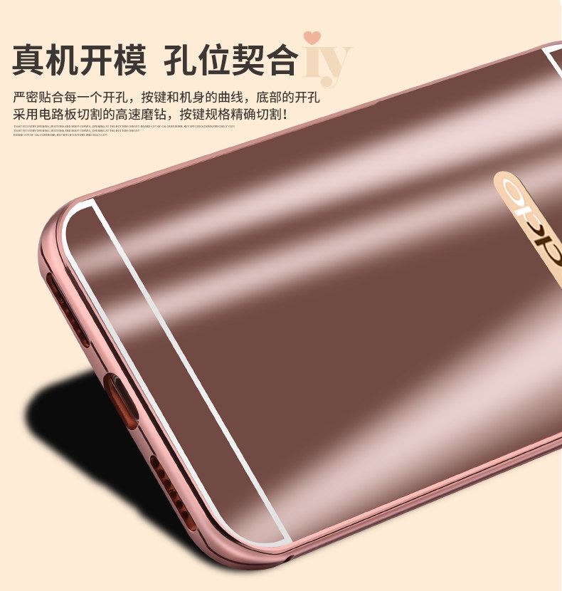 iy Ultra Slim Lightweight Aluminum Metal Bumper Dazzle Color Acrylic Back Cover Case for OPPO R9s