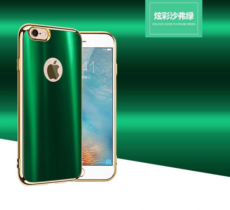 iy Ultra Slim Lightweight Dazzle Color Electroplating Soft Silicone TPU Back Cover Case for Apple iPhone 6S Plus/6 Plus