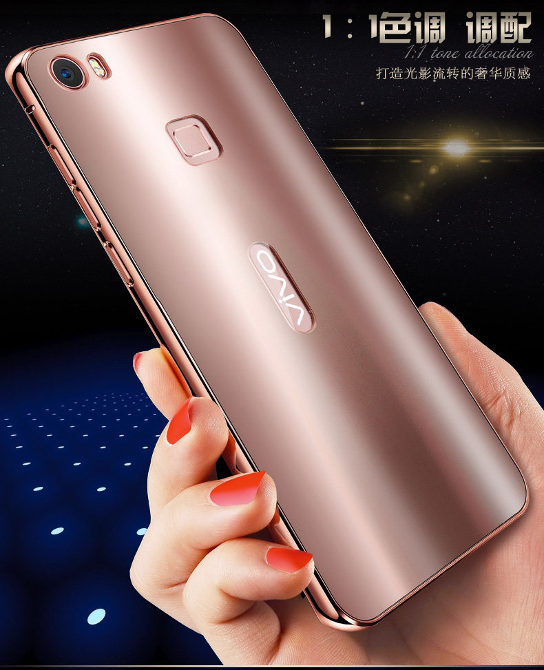 iy Ultra Slim Lightweight Aluminum Metal Bumper Dazzle Color Acrylic Back Cover Case for vivo Xplay5