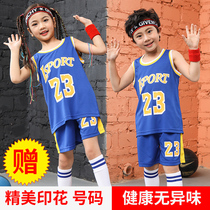 61 Kids Basketball Clothing Sets Boys Girls Primary Students Training Team Summer Short Sleeve Kindergarten Game Performance Outfits