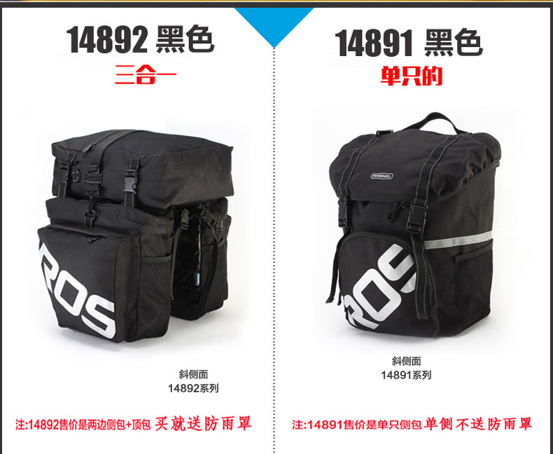 Sacoche pour vélo mixte ROSWHEEL - Ref 2219093 Image 42