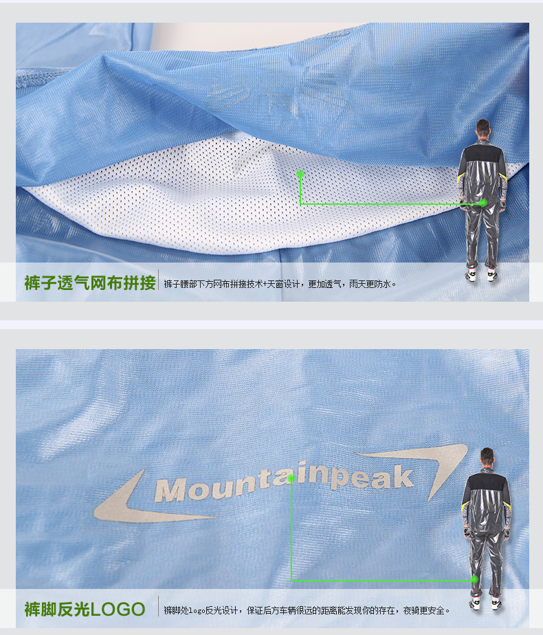 Tenue de cyclisme mixte MOUNTAINPEAK - Ref 2214780 Image 30